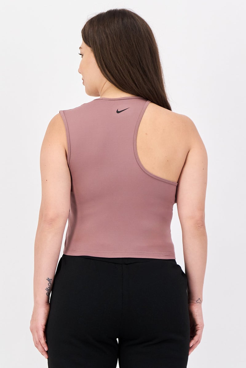 Nike Women Sportswear Fit Sleeveless Training Tank Top, Mouve - Image 3